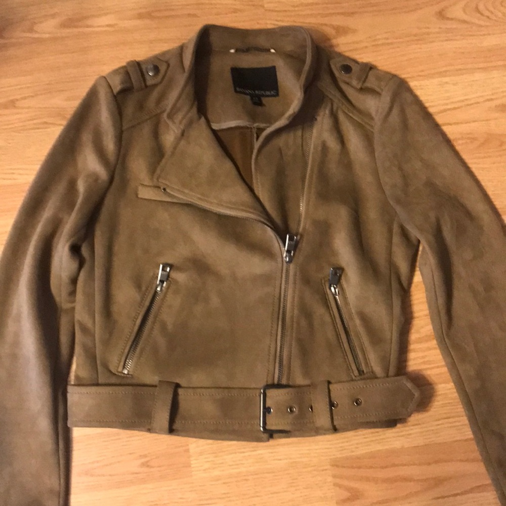 Faux suede Banana Republic jacket
